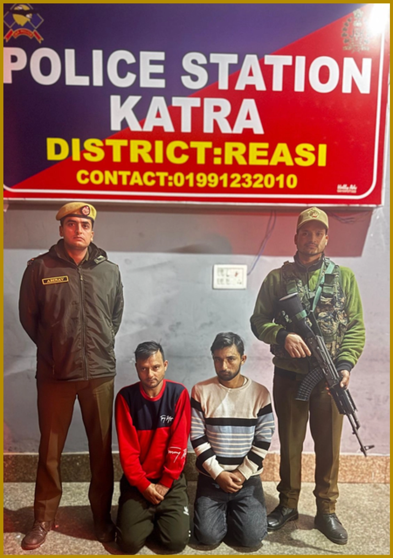 Cut-Out Two Notorious Criminals in Katra Police Operation Cut-Out Two Notorious Criminals in Katra Police Operation