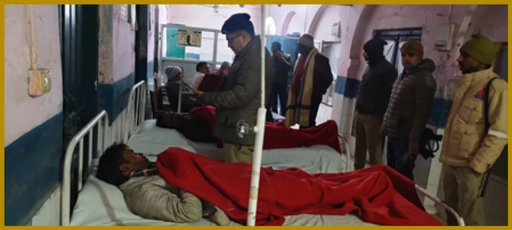 Police Shootout in Shahganj, Two Criminals Arrested