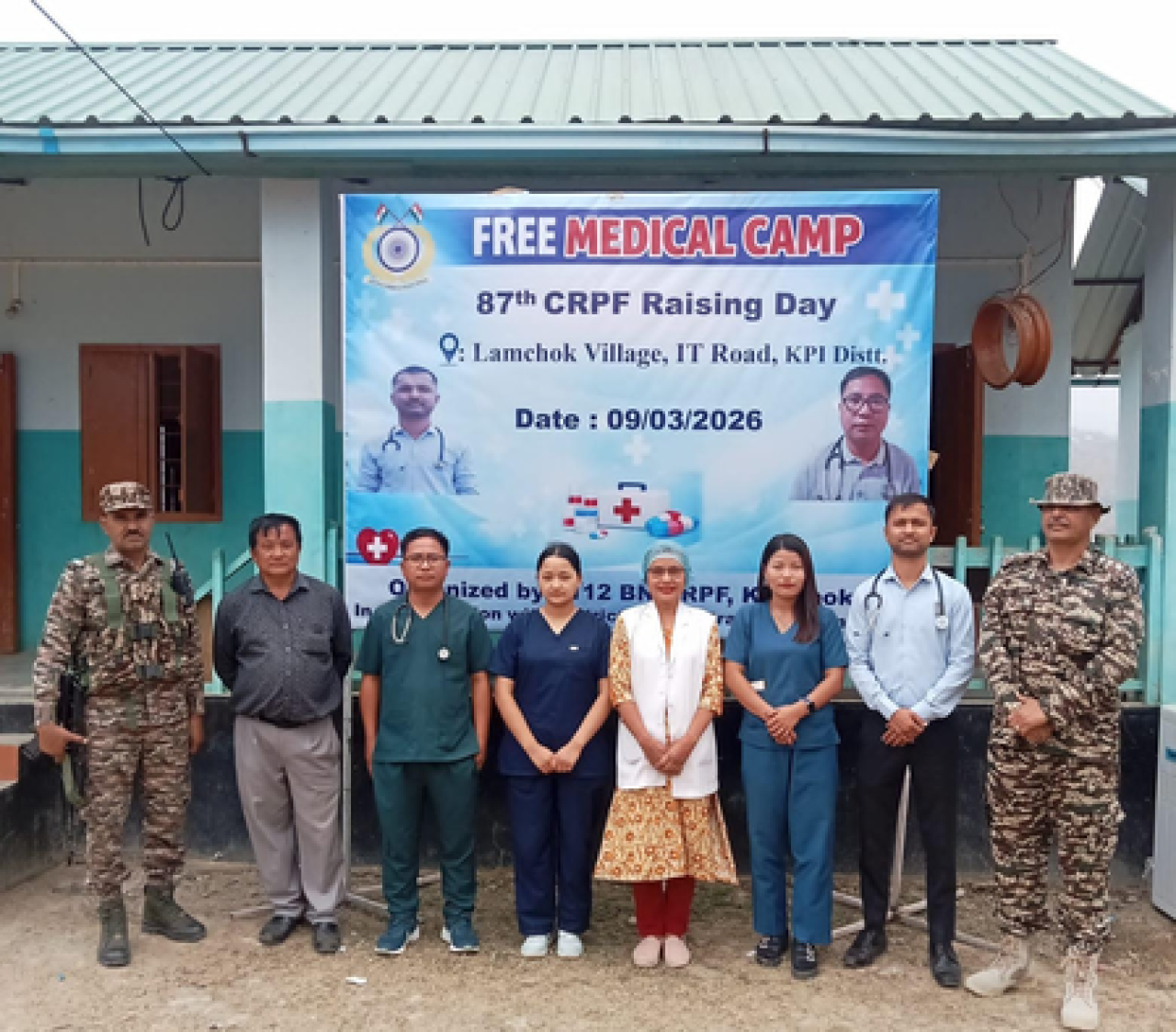 CRPF Celebrates Foundation Day with Free Medical Camp in Manipur