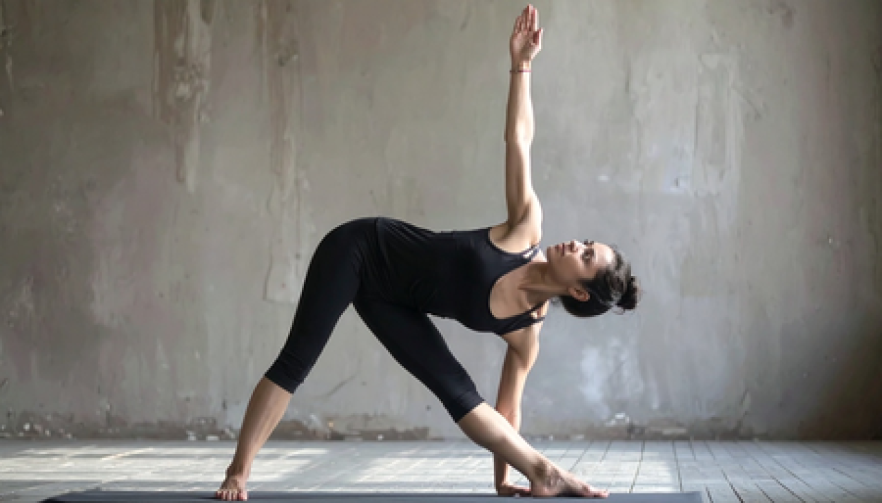 Say Goodbye to Stress and Anxiety with Regular Trikonasana Practice