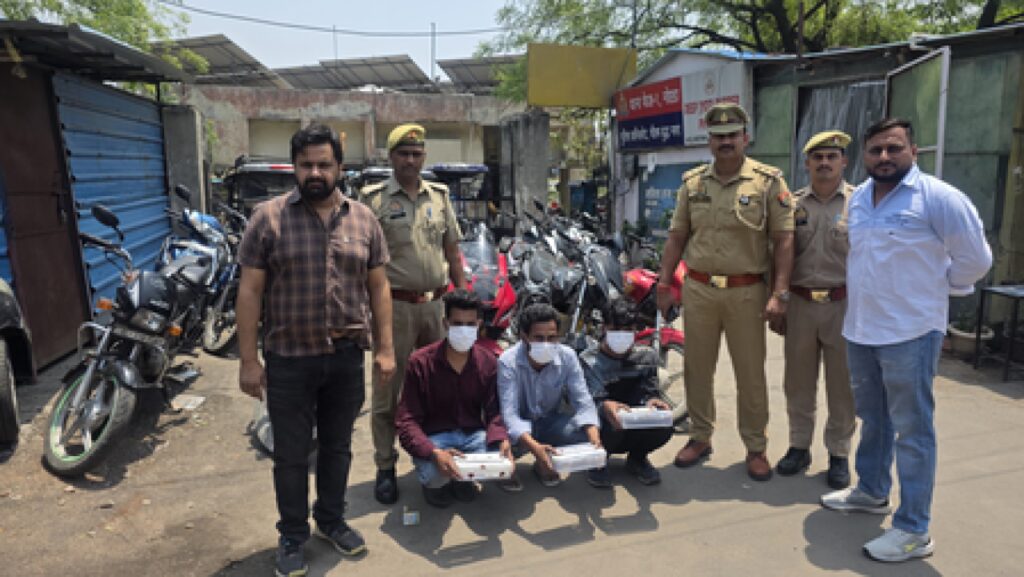 Three Inter-State Vehicle Thieves Arrested in Noida
