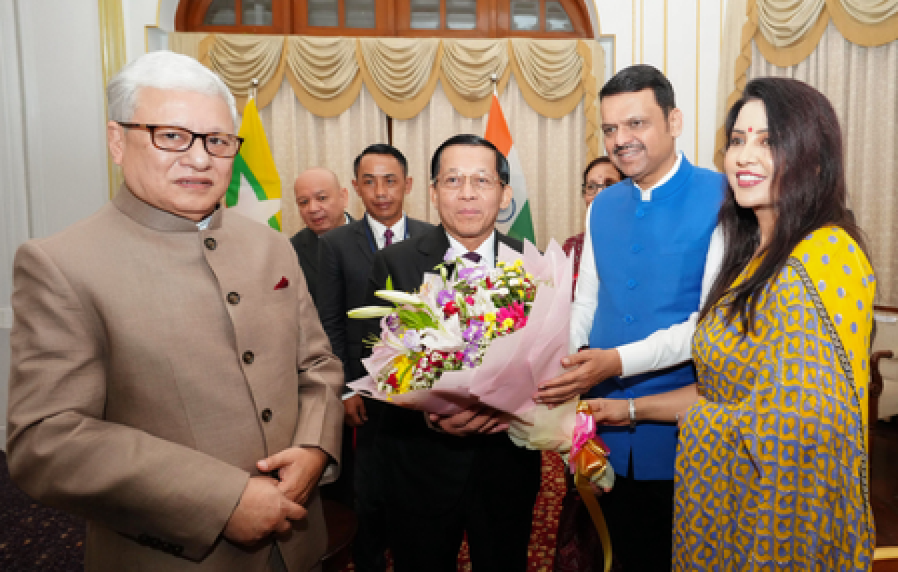 Myanmar President Emphasizes Economic Cooperation During India Visit